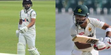Pakistan cricket players after the PCB announced squad changes for the Test series against the West Indies and England.