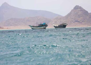 Oil tankers sailing through the Bab el-Mandeb Strait after Houthi attacks disrupted Red Sea shipping routes.