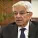 Pakistan Defence Minister Khawaja Asif issues a statement rejecting India's comments on Kashmir and reaffirming Pakistan's position.
