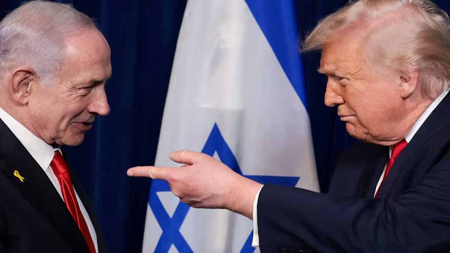 Donald Trump welcomes Benjamin Netanyahu and Volodymyr Zelenskiy for separate meetings at the White House.