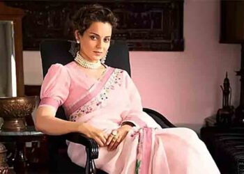 Actor and BJP MP Kangana Ranaut during a public appearance after her comments about Gen Z sparked political backlash.