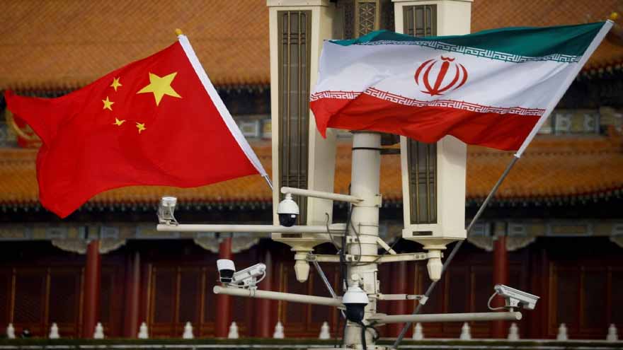 A Chinese-made shoulder-fired air-defence missile system displayed during a military exhibition, following reports of a supply deal with Iran.