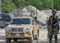 Pakistani security forces carry out a joint counter-terrorism operation in the Shalkho Sar area of Swat's Kabal tehsil.
