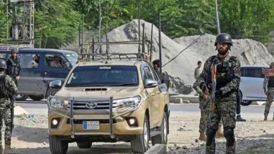 Pakistani security forces carry out a joint counter-terrorism operation in the Shalkho Sar area of Swat's Kabal tehsil.
