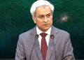 Foreign Office spokesperson Tahir Andrabi speaks during a weekly media briefing on Pakistan’s diplomatic efforts and regional developments.