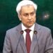 Foreign Office spokesperson Tahir Andrabi speaks during a weekly media briefing on Pakistan’s diplomatic efforts and regional developments.