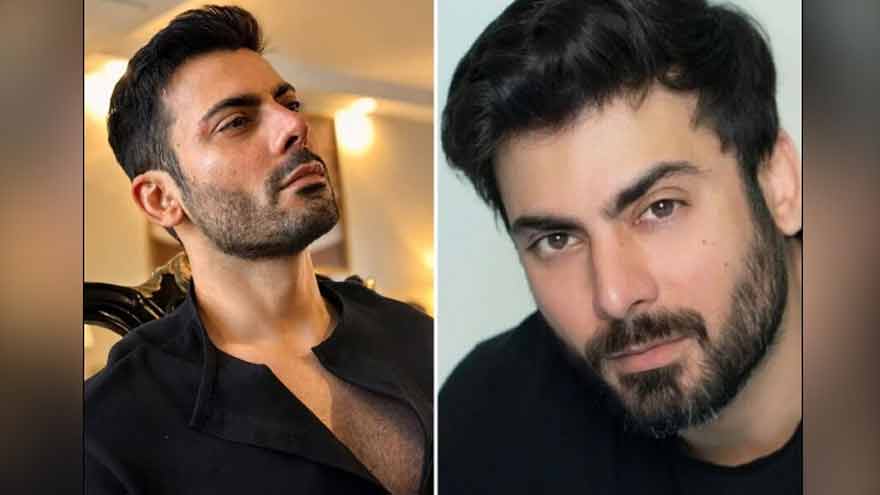 Pakistani actor Fawad Khan during a recent public appearance as fans discuss his new hairstyle and changing look.