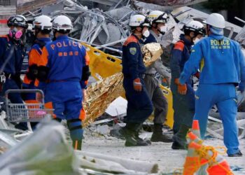 Industrial facilities in Kumamoto affected by a powerful earthquake that disrupted Japan's automotive and semiconductor supply chains.