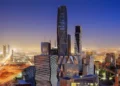 Riyadh skyline highlighting Saudi Arabia's rise in global foreign direct investment rankings