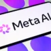 Meta logo displayed alongside Instagram branding following the withdrawal of its AI image-generation feature.