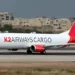 Cargo aircraft flight path before it disappeared from radar west of Karachi.
