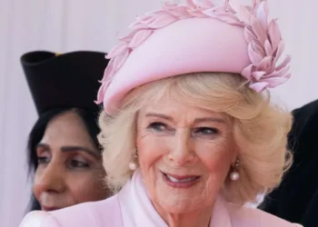 Queen Camilla tours the Royal Scottish Academy exhibition and meets artists during Holyrood Week in Edinburgh.