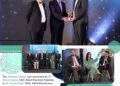 Representatives of ABHI Microfinance Bank receive the Phoenix Award during the Mobile Commerce 2026 event in Pakistan.