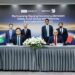 Representatives of Bestway Group and Geely Auto Group at the signing ceremony for their automotive partnership to launch Geely vehicles in Pakistan.