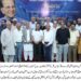 Former cricketers and journalists attend a tribute ceremony honouring Qamar Ahmed in Karachi.