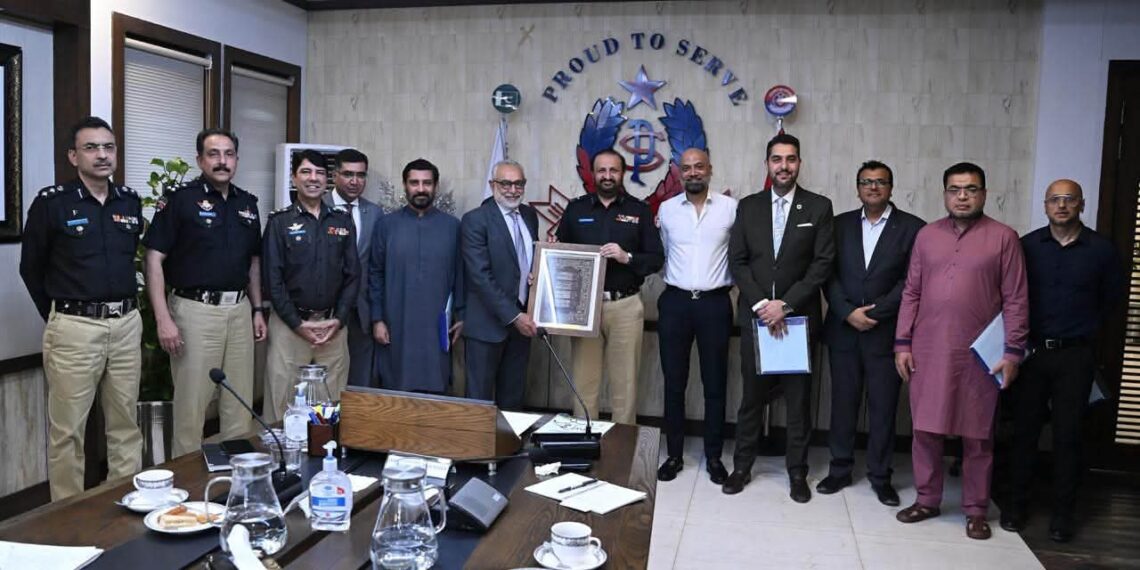 IGP Sindh Javed Alam Odho meets board members to discuss the formation of the Sindh Police Sports Board and its roadmap for sports development.