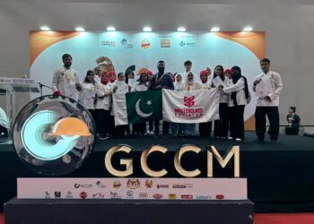 Pakistani women chefs from Masterclass Pakistan celebrate Silver and Bronze medals at the Global Culinary Challenge Malaysia 2026.