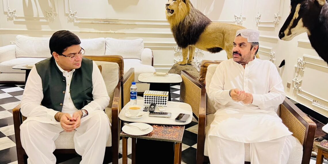 Senior Minister Syed Nasir Hussain Shah chairs a meeting on monsoon preparedness and drainage arrangements in Karachi.