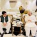 Senior Minister Syed Nasir Hussain Shah chairs a meeting on monsoon preparedness and drainage arrangements in Karachi.