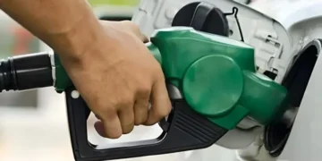 Fuel nozzles at a petrol station in Pakistan following changes to the Climate Support Levy and Petroleum Levy.