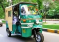 Karachi Traffic Police officials announce new meter-only rickshaw regulations and traffic safety measures.
