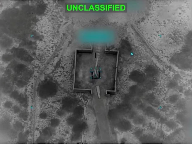 US military operations intensify as smoke rises from targeted locations in Iran during the latest escalation.
