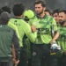Pakistan cricket team during an international match