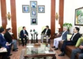 Sindh Chief Minister Murad Ali Shah meets CMPak officials in Karachi