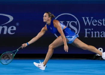 Aryna Sabalenka and Alexander Zverev at the Cincinnati Masters