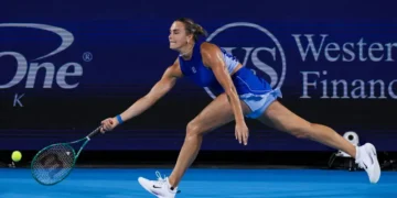 Aryna Sabalenka and Alexander Zverev at the Cincinnati Masters