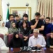 Imran Khan and PTI leaders amid controversy over his hospital transfer from Adiala Jail.