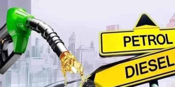 Fuel station in Pakistan after the government announces revised petrol and diesel prices.