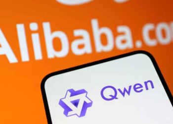 Alibaba's Qwen3.8-Max artificial intelligence model displayed during its official launch announcement.