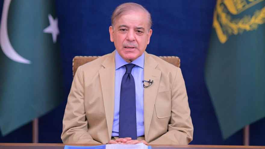 Prime Minister Shehbaz Sharif and PML-N President Nawaz Sharif following the party’s success in the AJK Legislative Assembly elections.