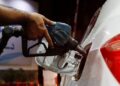 A fuel station in Pakistan displaying updated petrol and diesel prices after the latest government-announced reduction.