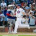 Alex Bregman hits a two-run homer during the Cubs’ 3-2 win over the Toronto Blue Jays.