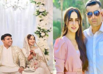 Pakistani actress Nimra Khan amid renewed divorce rumours involving Zain Hamid.
