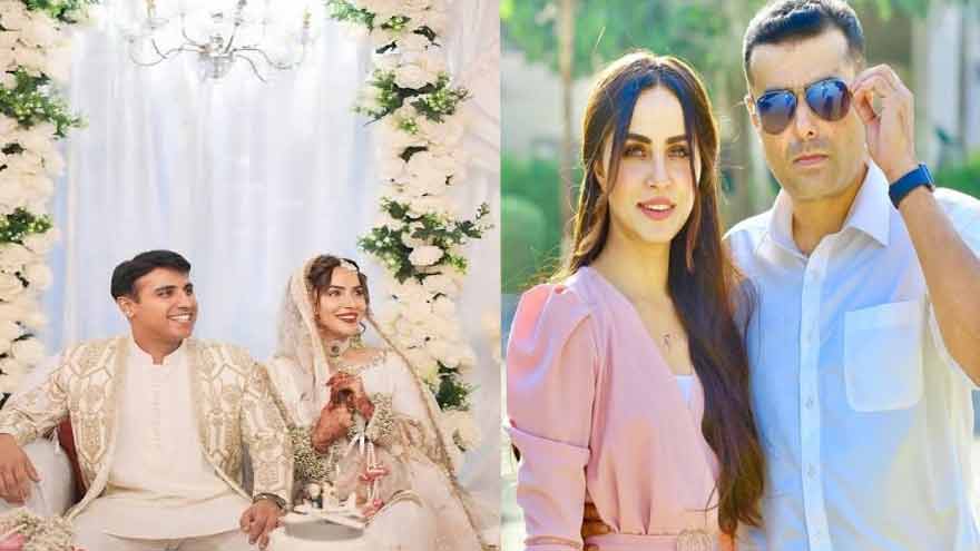 Pakistani actress Nimra Khan amid renewed divorce rumours involving Zain Hamid.
