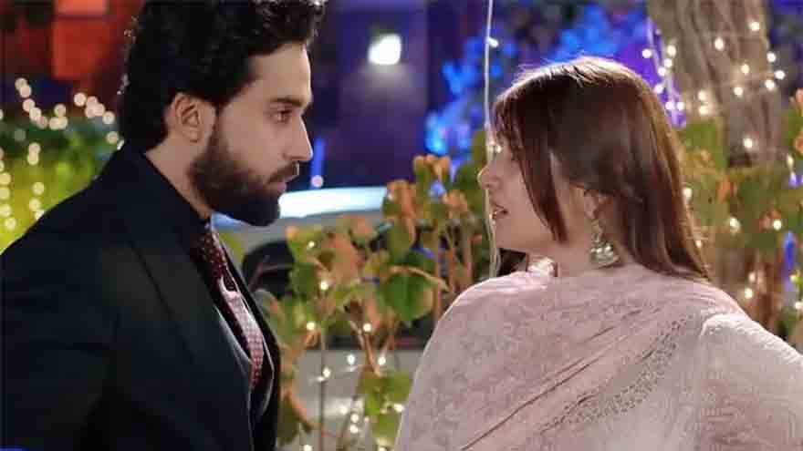 Bilal Abbas Khan and Durefishan Saleem in Pakistani drama Ishq Murshid