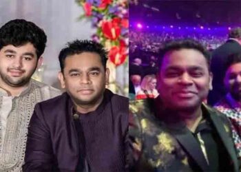 AR Ameen, son of A.R. Rahman, after a car accident in Chennai