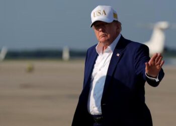 Donald Trump and Air Force One during his international trip amid heightened security concerns