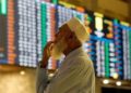 Pakistan Stock Exchange as KSE-100 Index falls over 1,000 points