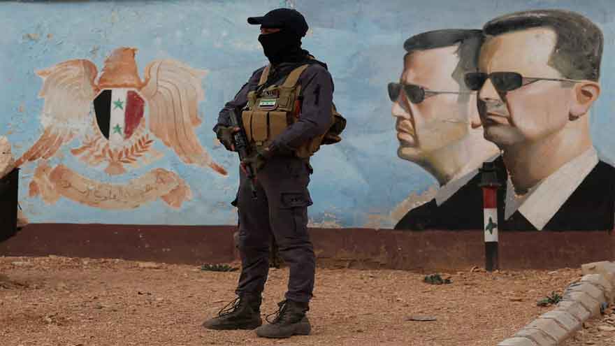 Bashar al-Assad during his rule in Syria before his ouster in December 2024