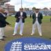 Pakistan and England players during the Headingley Test match