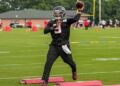 Michael Penix Jr. Atlanta Falcons quarterback during NFL preseason