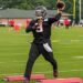 Michael Penix Jr. Atlanta Falcons quarterback during NFL preseason