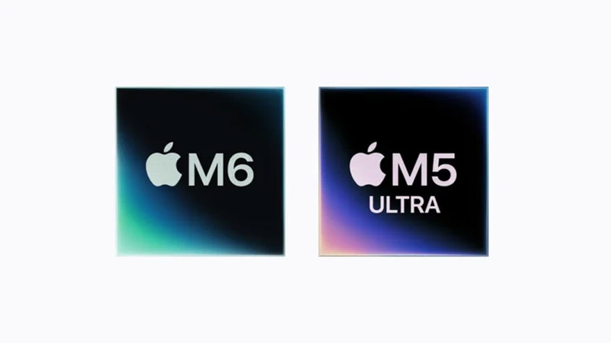 Apple M6 chip featuring 2nm technology and enhanced AI performance.