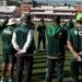 Babar Azam training with the Pakistan cricket team at Lord’s.