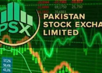 Pakistan Stock Exchange building representing positive stock market trading