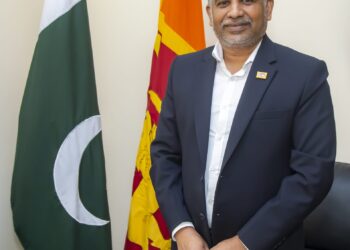 Sri Lankan Consul General Sanjeeva Pattiwila during his National Day message for Pakistan.